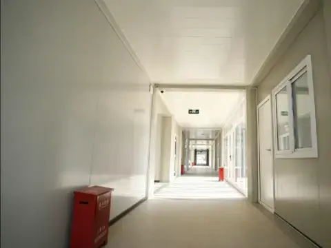 Fire extinguishers in corridors