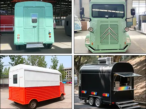 Hot Dog Cart Ice Cream Small Food Coffee Cart