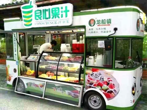 Juice Salad Electric Truck
