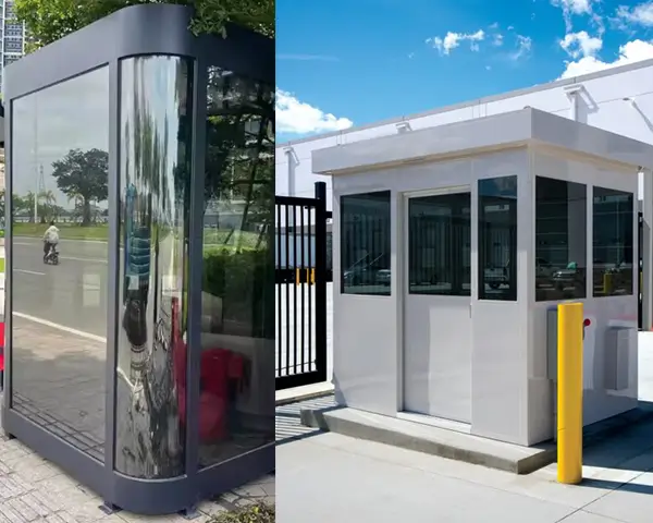 Luxury security booth