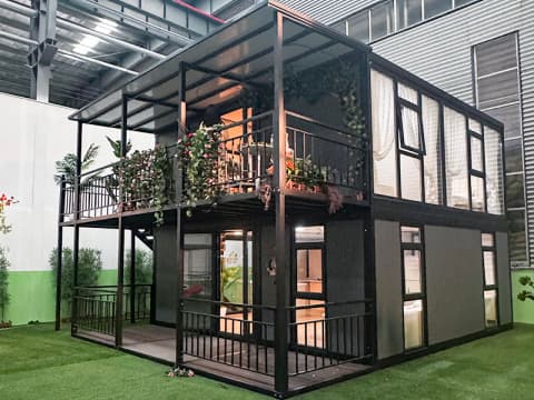 Simple Two-Story HotelGuesthouse Structure