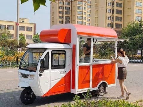 Stainless Steel Fiberglass Electric Tricycles