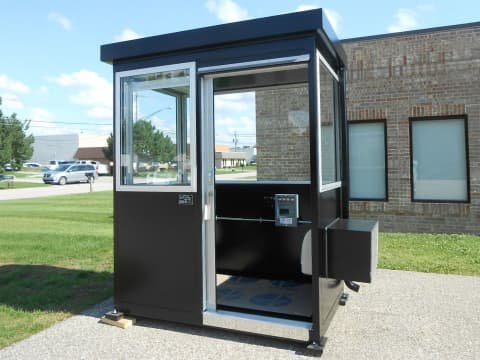outdoor security booth