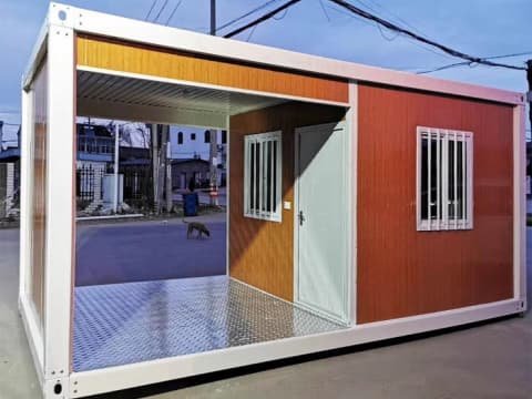 temporary guard shacks