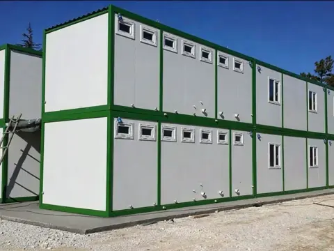 Containerized Home units with shower and toilet