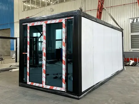 Glass door commercial showroom