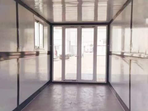 Interior of a modular mobile home
