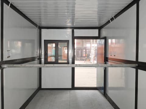 Interior of the folding prefabricated house