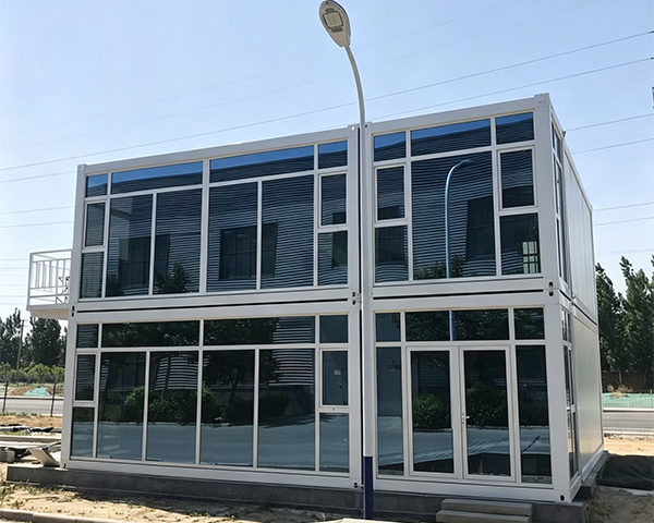 Mobile prefabricated office container factory