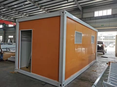 Orange Detachable Toilet Module