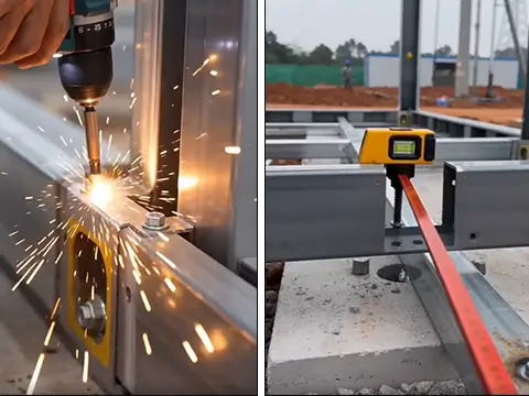 Precision cutting and welding