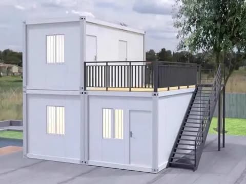 Stacked with staircase effect