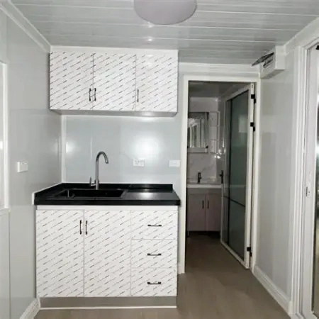 With kitchen and bathroom
