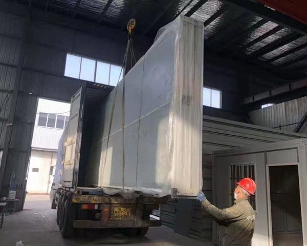X-type folding houses shipped to Türkiye